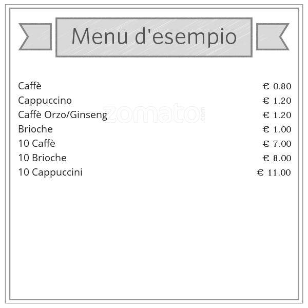 Menu di Biffi 