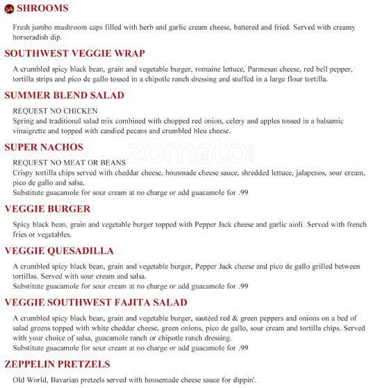 Menu at 54th Street Scratch Grill &amp; Bar-Richland Hills, San Antonio ...