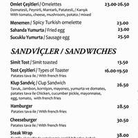 Hubb 77 Cafe Restaurant Menu