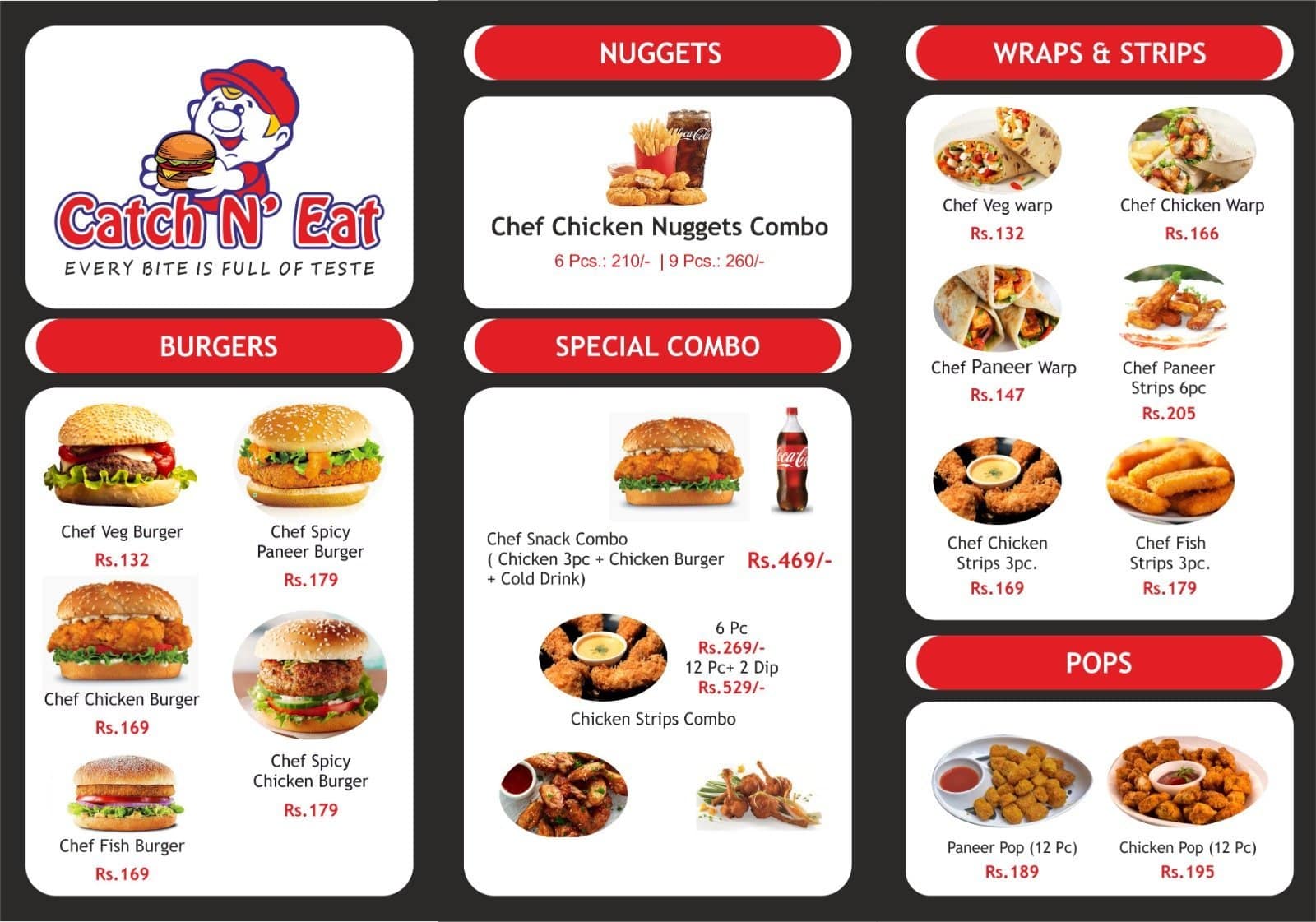 Catch N eat menu