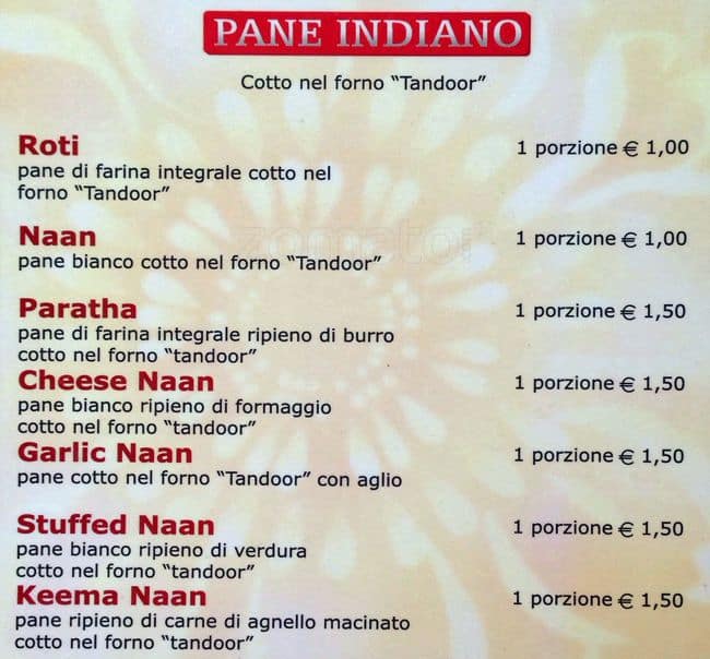 Menu di Kashmir 