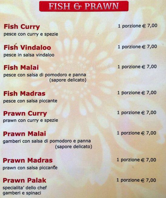 Menu di Kashmir 