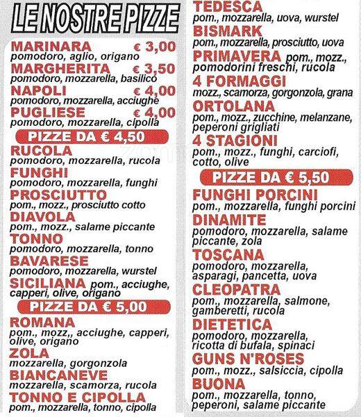 Menu di Pronto Kebab 2 Pizza 