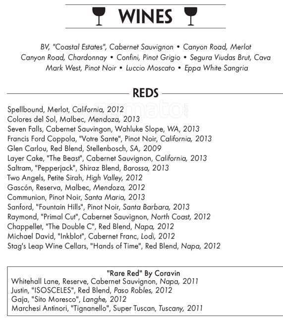 mortons wine list