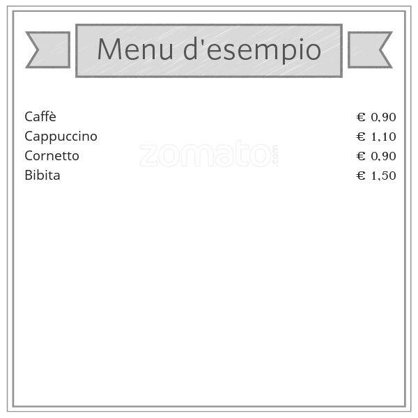 Menu di Bar Costarica 