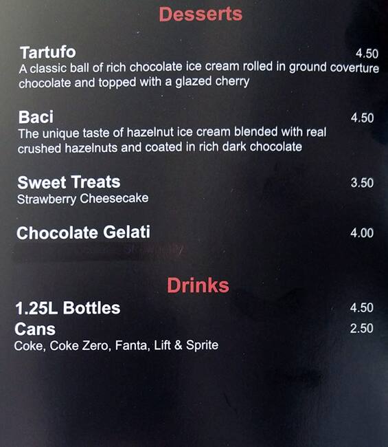 Menu at Pizza Heart pizzeria, Box Hill North, 533 Middleborough Rd