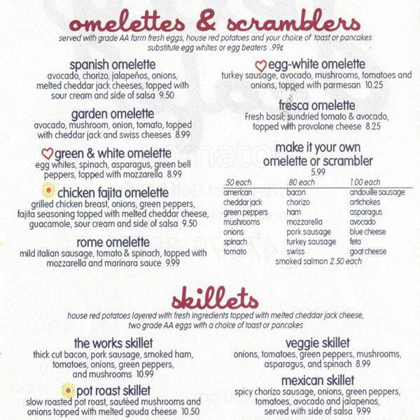 Menu at Jelly Cafe, Mount Prospect, W Golf Rd