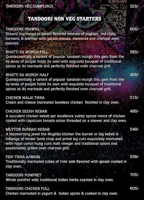 Purple Frog Menu, Menu for Purple Frog, Sector 26, Chandigarh