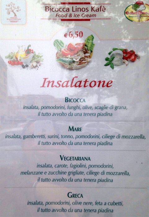 Menu di Lino's Coffee 