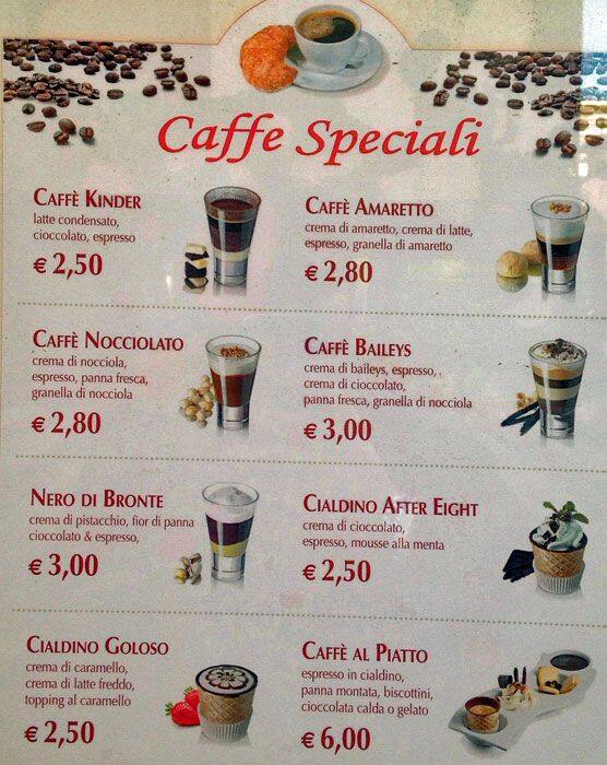 Menu di Lino's Coffee 