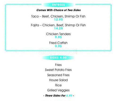 Wet Bar Grill Menu Menu For Wet Bar Grill Lewisville Flower