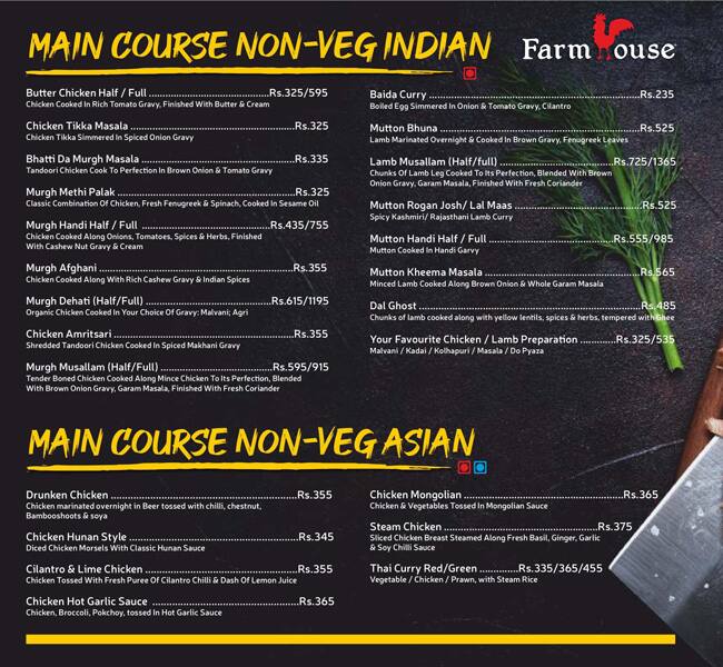 Menu at Farmhouse Brass Anchor RestOBar, Mumbai