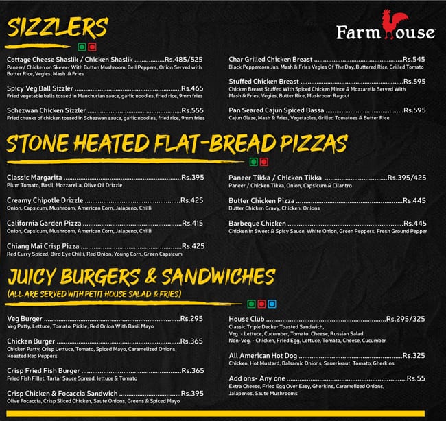 Menu at Farmhouse Brass Anchor RestOBar, Mumbai