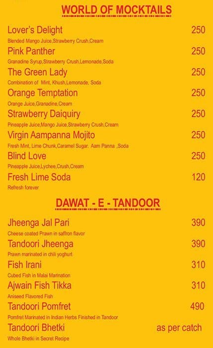 Lake Lite Restaurants - Best Bar in Sector 5, Kolkata menu