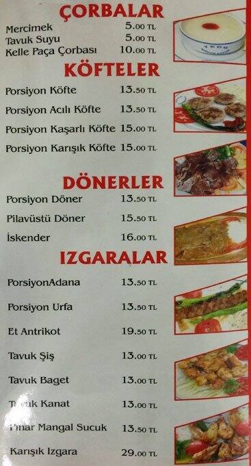 Yedo Köfte Lahmacun Pide Salonu Menü - Zomato Türkiye