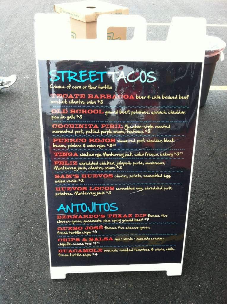 Taco Republic Truck Menu, Menu for Taco Republic Truck, Downtown Loop, Kansas City, Missouri