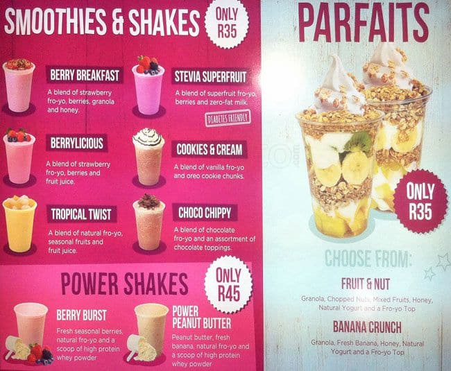 Angel Berry Menu, Menu for Angel Berry, Nelspruit, Nelspruit Zomato SA