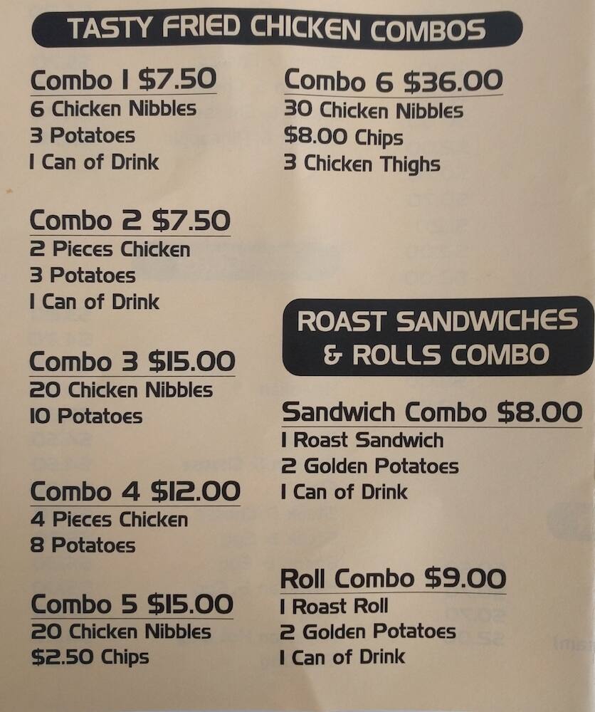 Sam S Kitchen Menu Menu For Sam S Kitchen Glen Eden Auckland