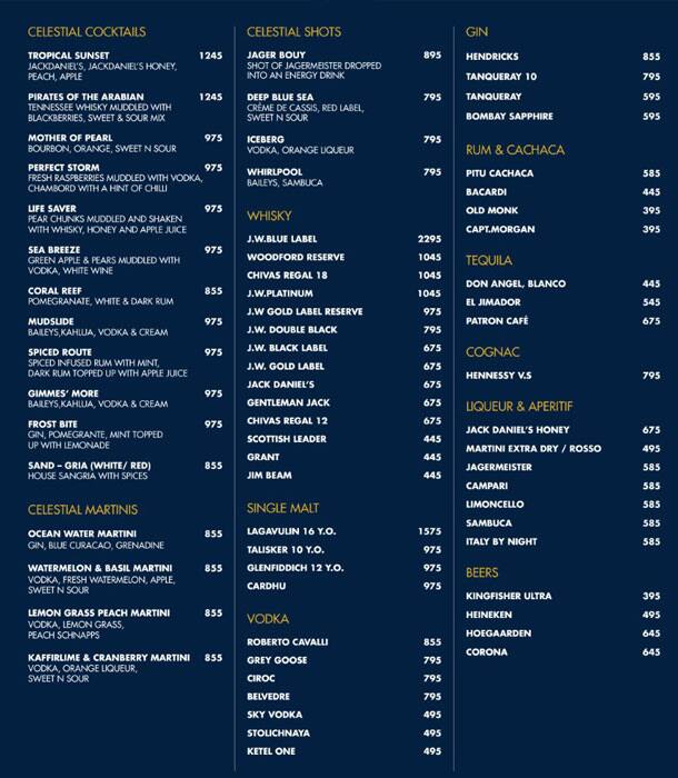 ab celestial reclamation bandra west mumbai zomato celestial theme word
