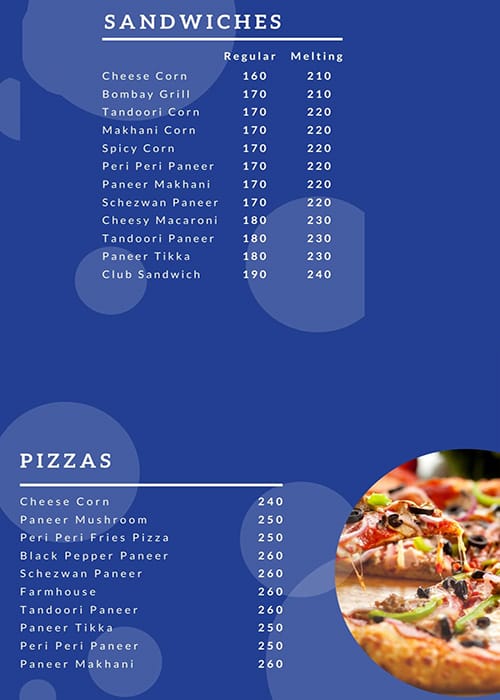 We Cook menu