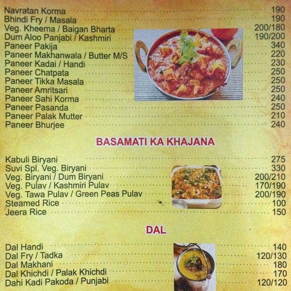 Suvi Palace - Vasai Hotels / resorts near mumbai / resorts in mumbai / best resorts near mumbai menu