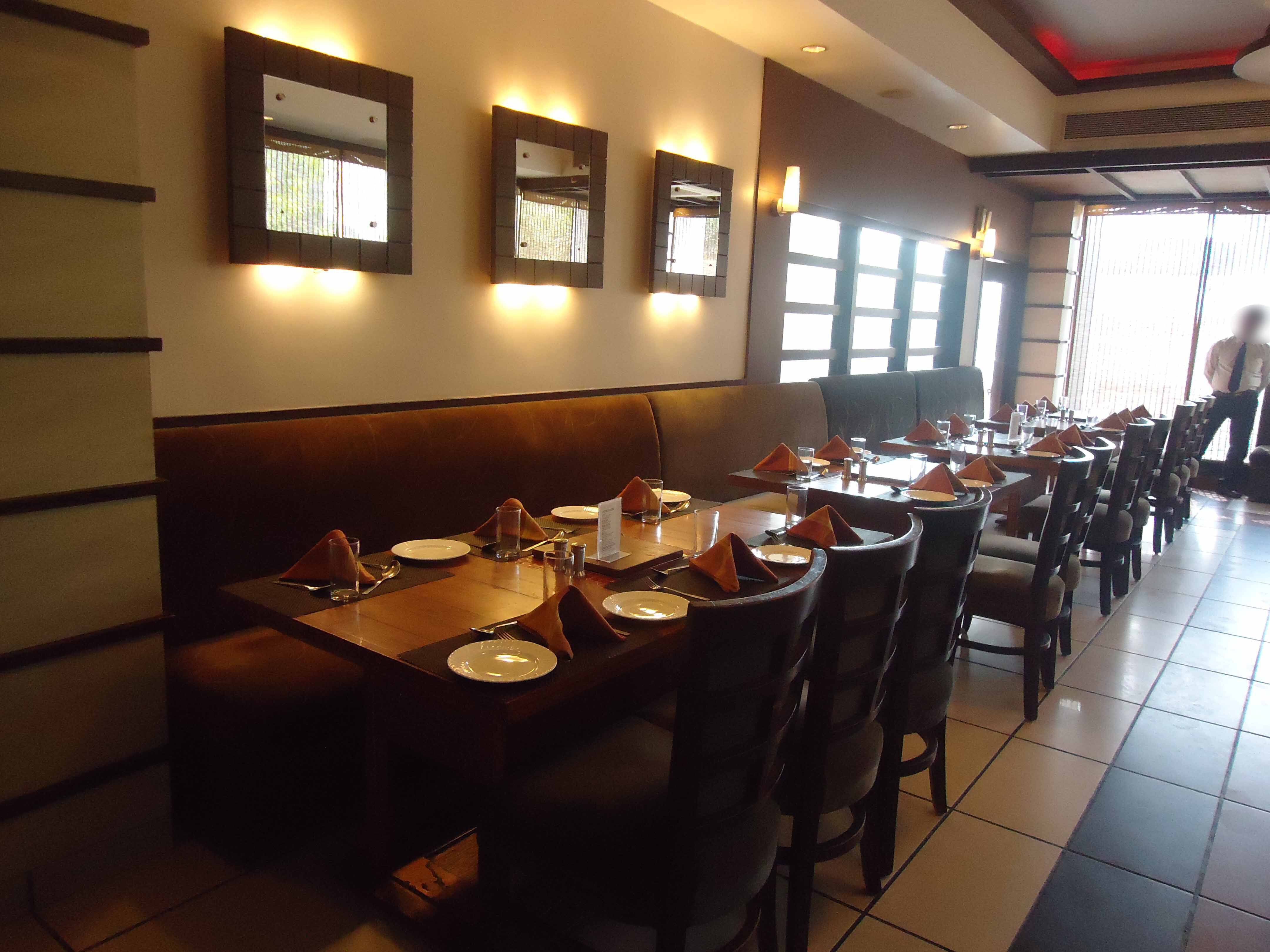 Menu of Saffron, Gurukul, Ahmedabad