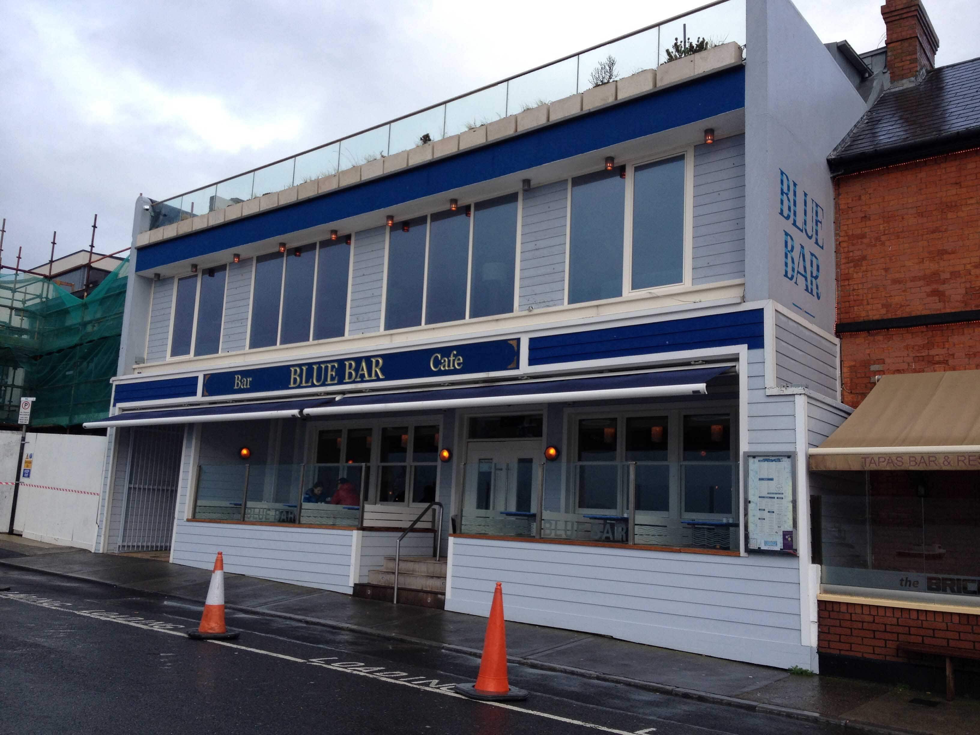 Blue Bar and Restaurant Menu, Menu for Blue Bar and Restaurant