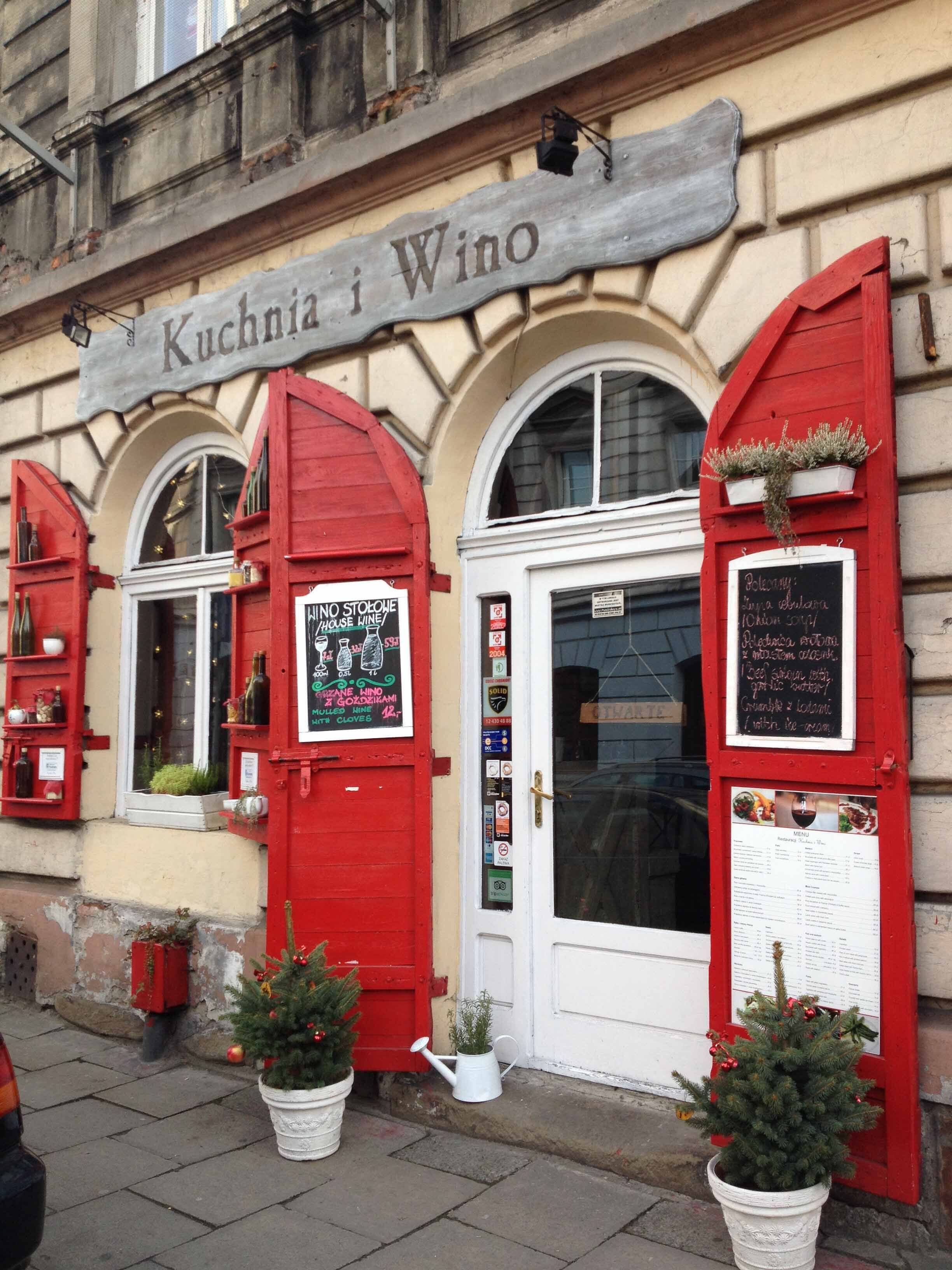 Kuchnia I Wino Menu Menu Restauracji Kuchnia I Wino Kazimierz Krakow