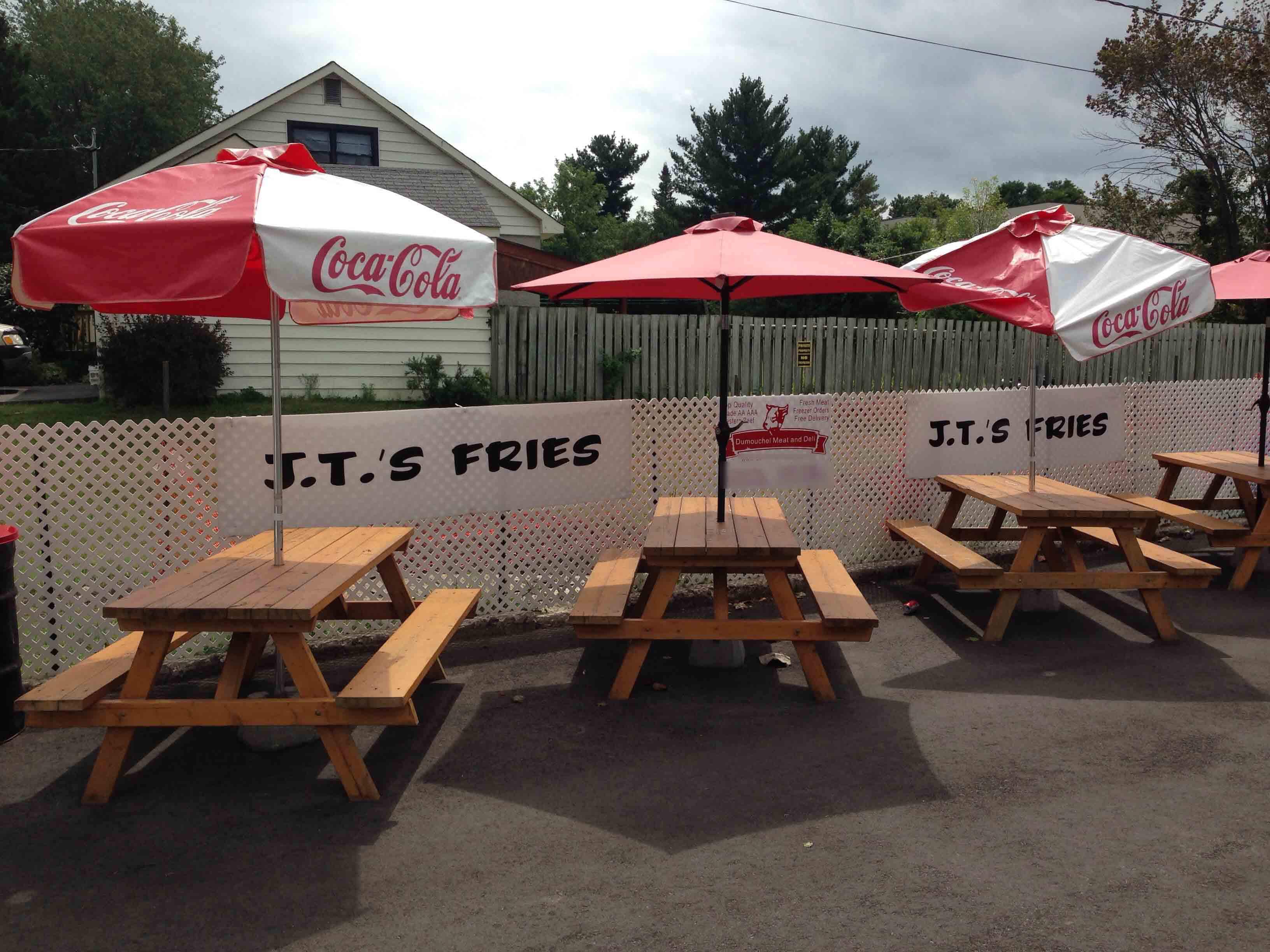 Menu of J.T.'s Fries, Bells Corners, Ottawa