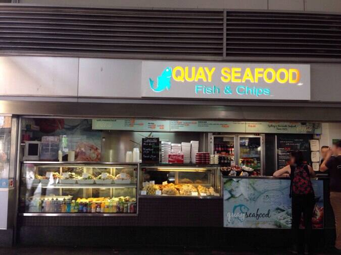Quay Seafood Menu, Menu for Quay Seafood, Circular Quay, Sydney