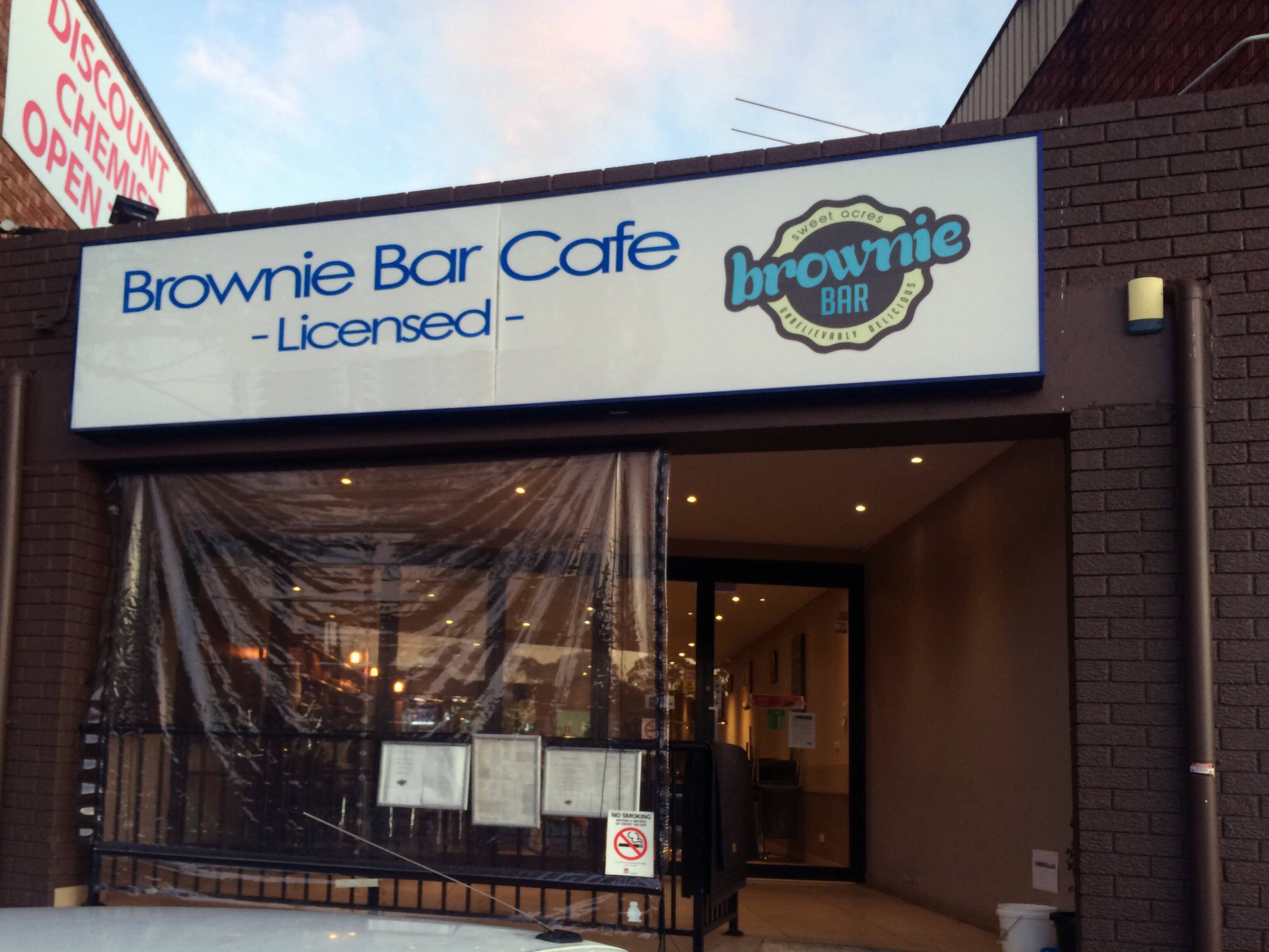 Menu of Brownie Bar Cafe, West Pennant Hills, Sydney