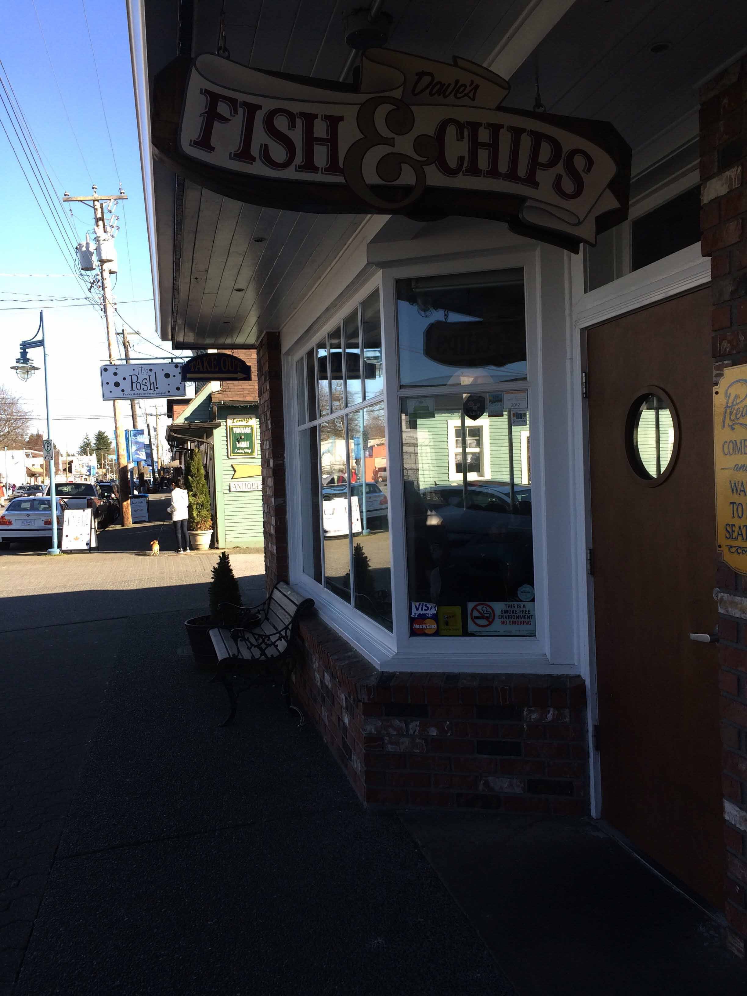 Dave's Fish & Chips Menu, Menu for Dave's Fish & Chips, Steveston, Richmond