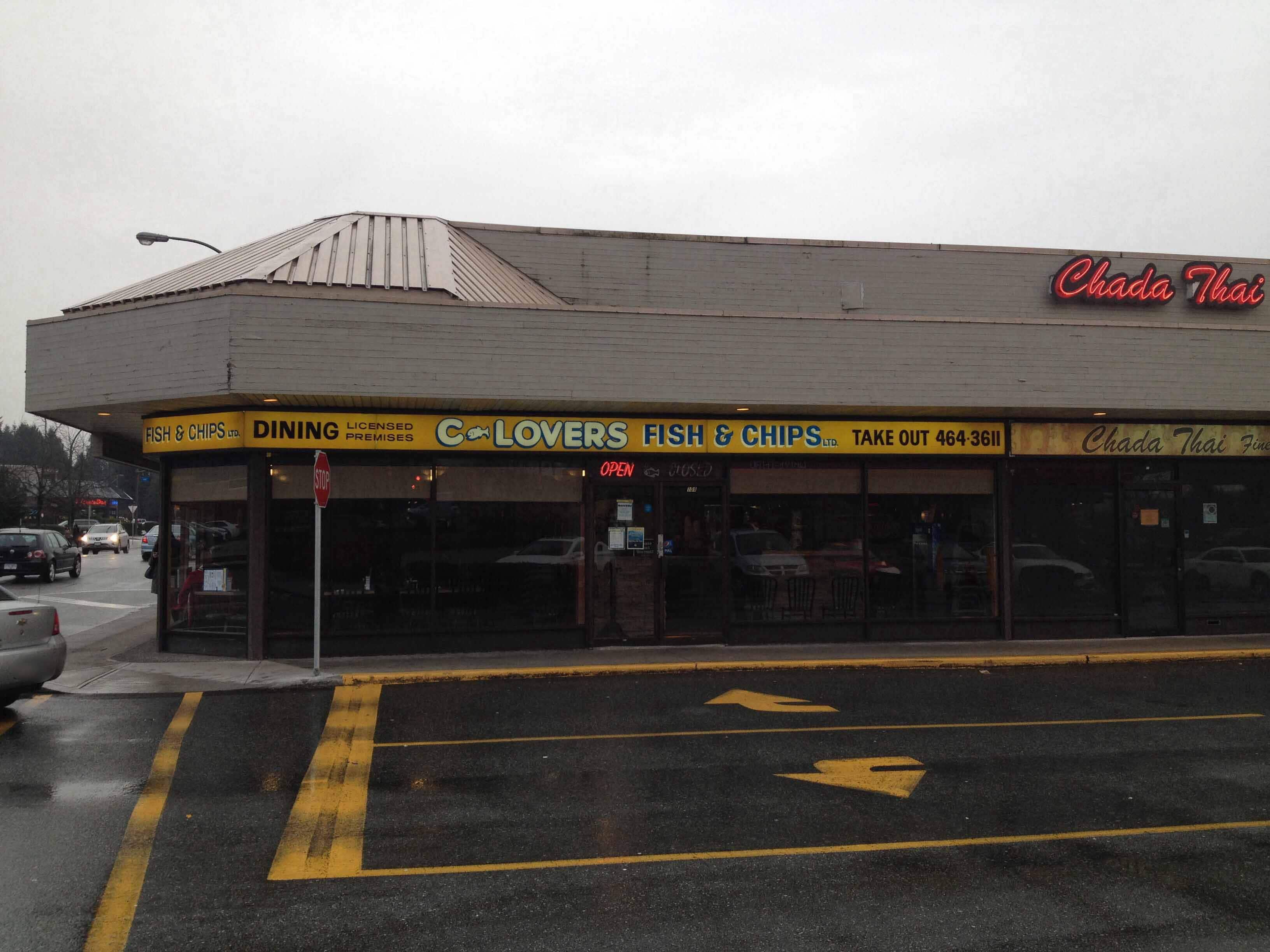 CLovers Fish & Chips Menu, Menu for CLovers Fish & Chips, Coquitlam