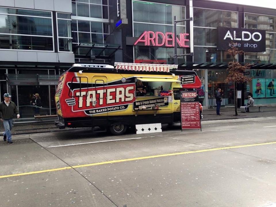 Taters The Baked Potato Co Menu