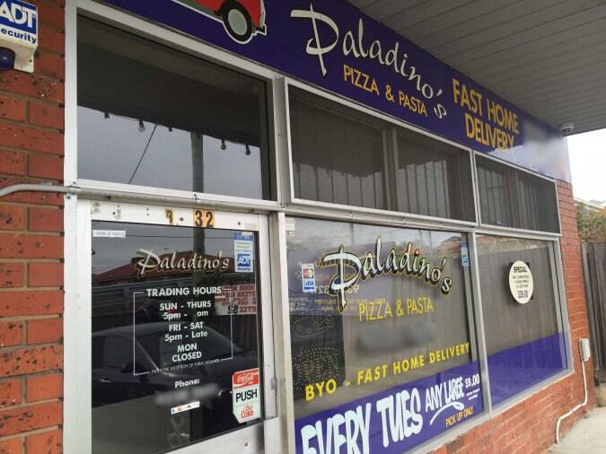 Paladino's Menu, Menu for Paladino's, West Meadows, Melbourne