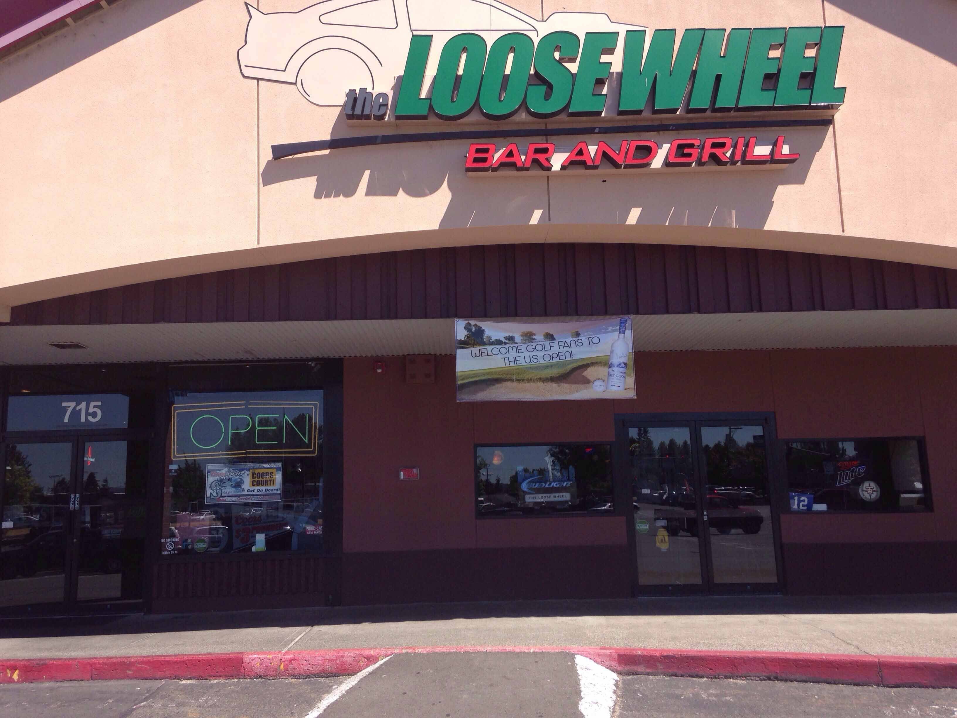 Menu of The Loose Wheel, Puyallup, Puyallup