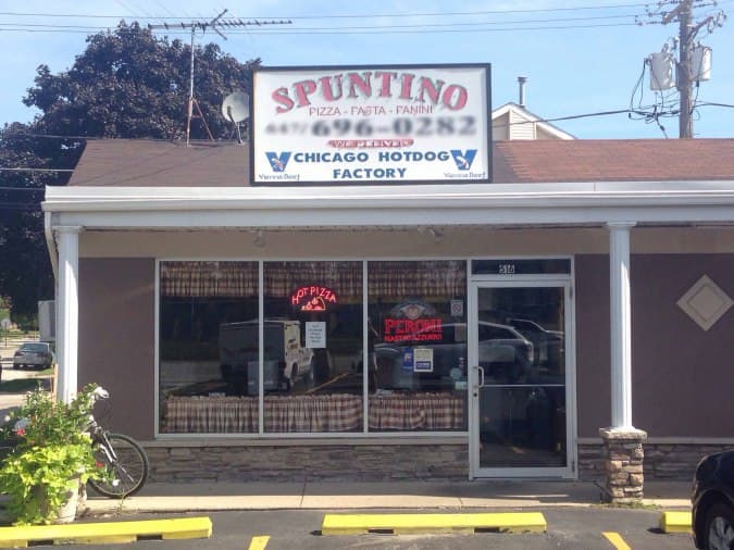 Spuntino Pizza Menu, Menu podniku Spuntino Pizza, Park Ridge, Chicago