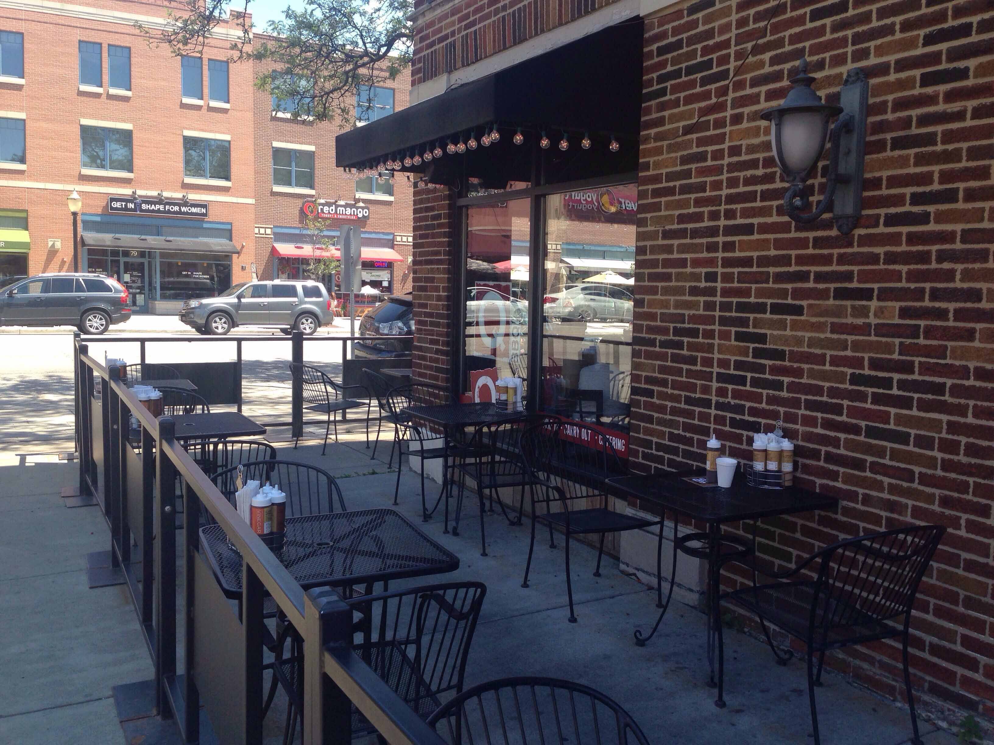 Menu of QBBQ, La Grange, Chicago