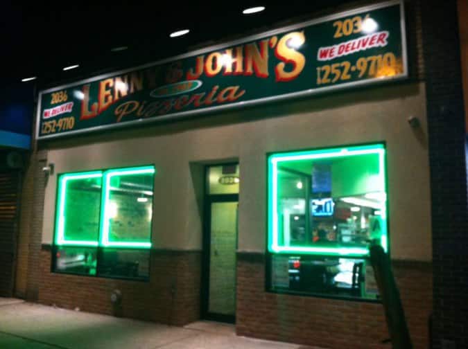 Lenny & John Pizzeria Menu Urbanspoon/Zomato