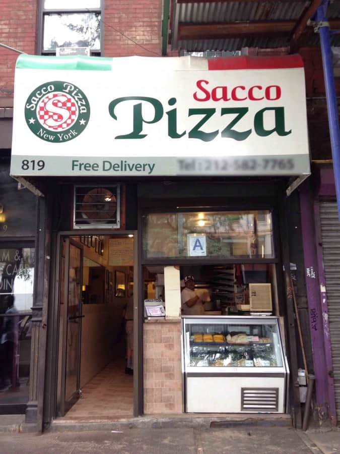 Sacco Pizza, New York, New York City  Urbanspoon/Zomato