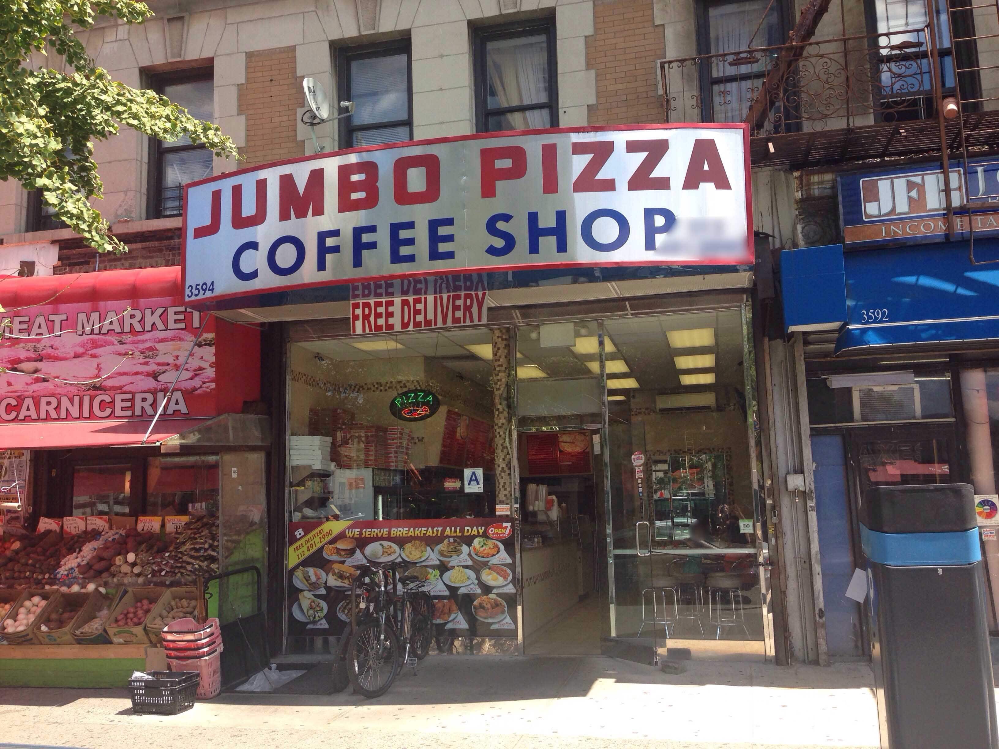 Jumbo Pizza Coffee Shop, New York, New York City