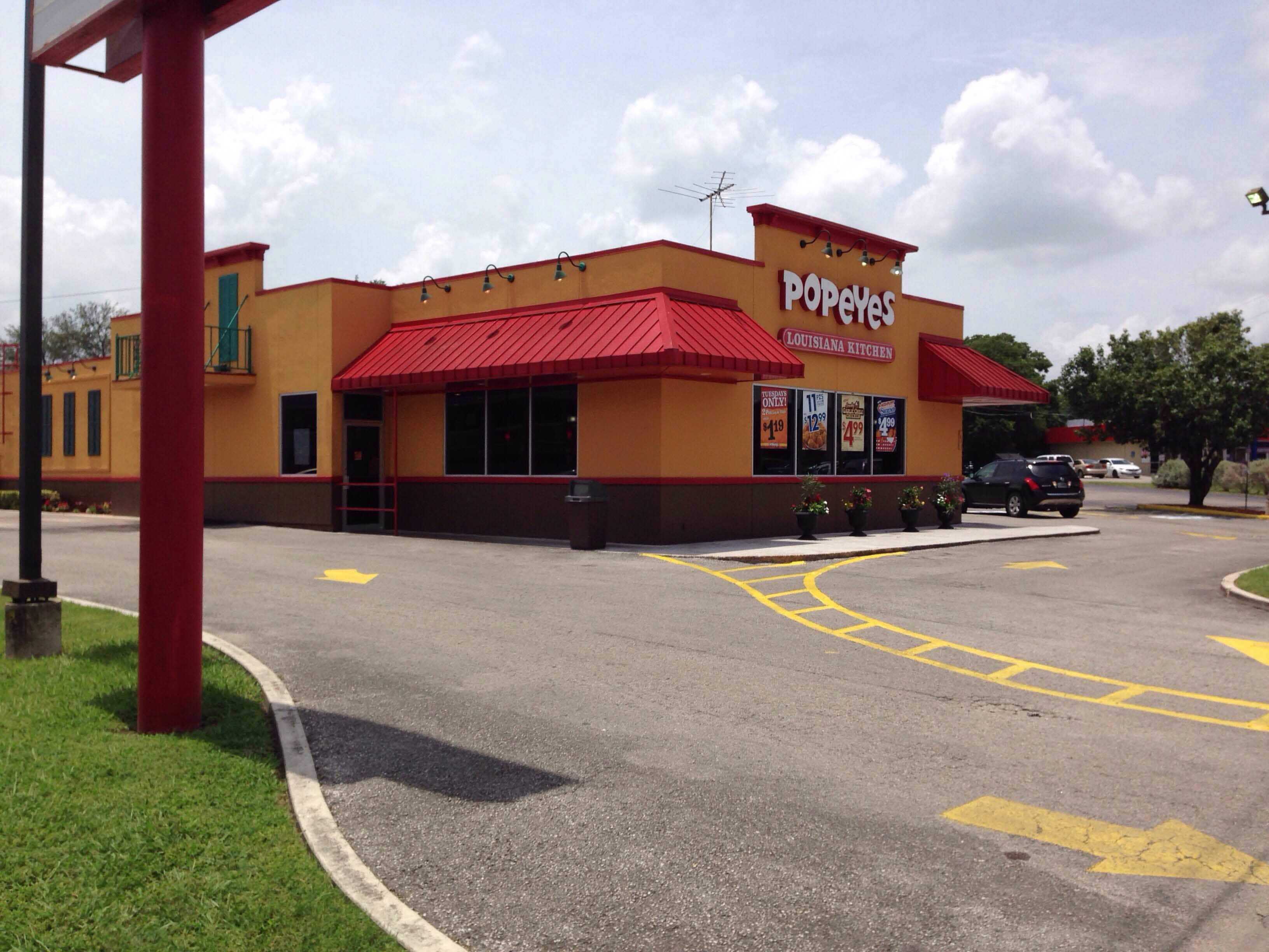 Menu of Popeyes, San Marcos, San Marcos