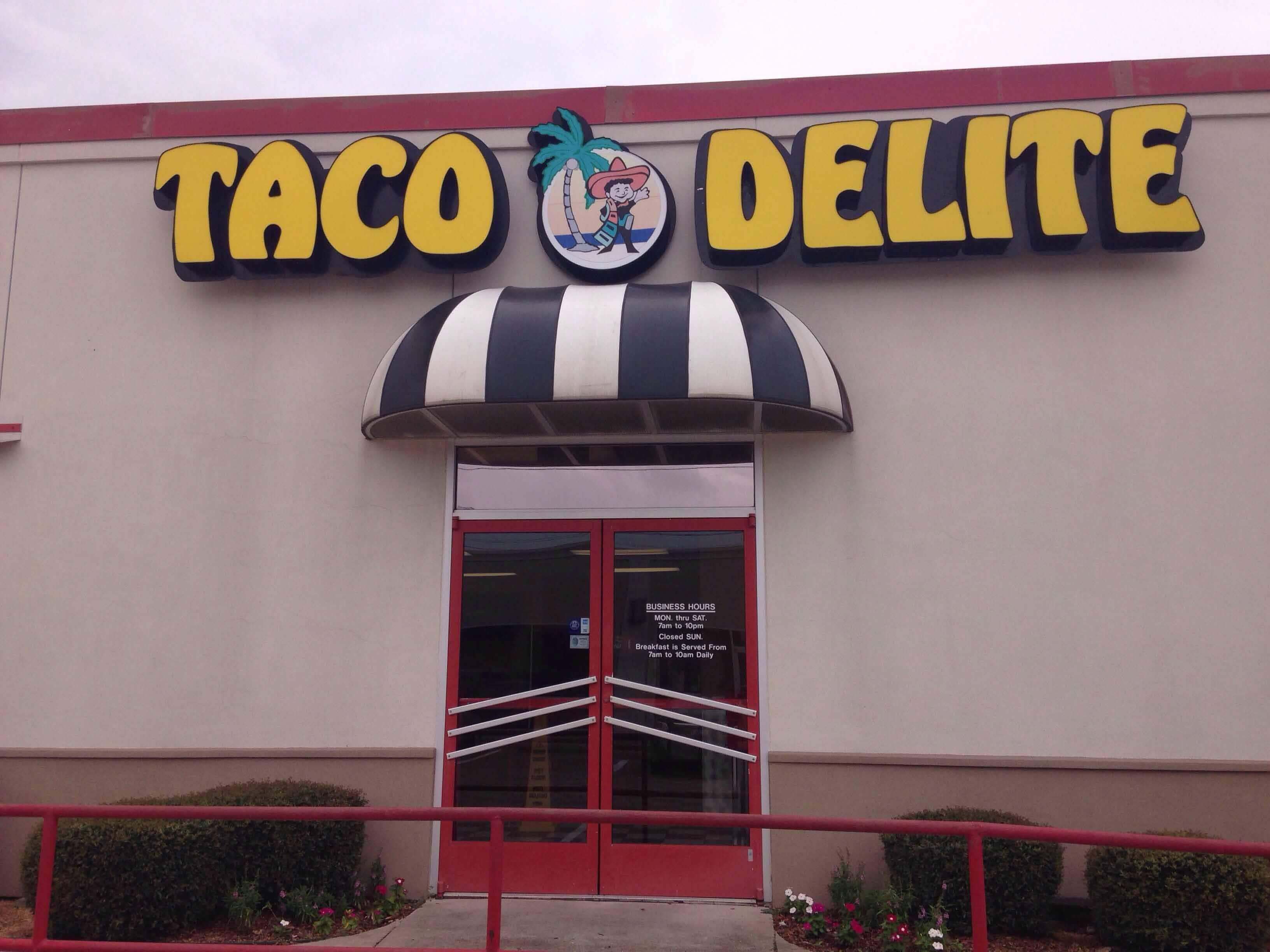 Menu of Taco Delite, West Plano, Plano