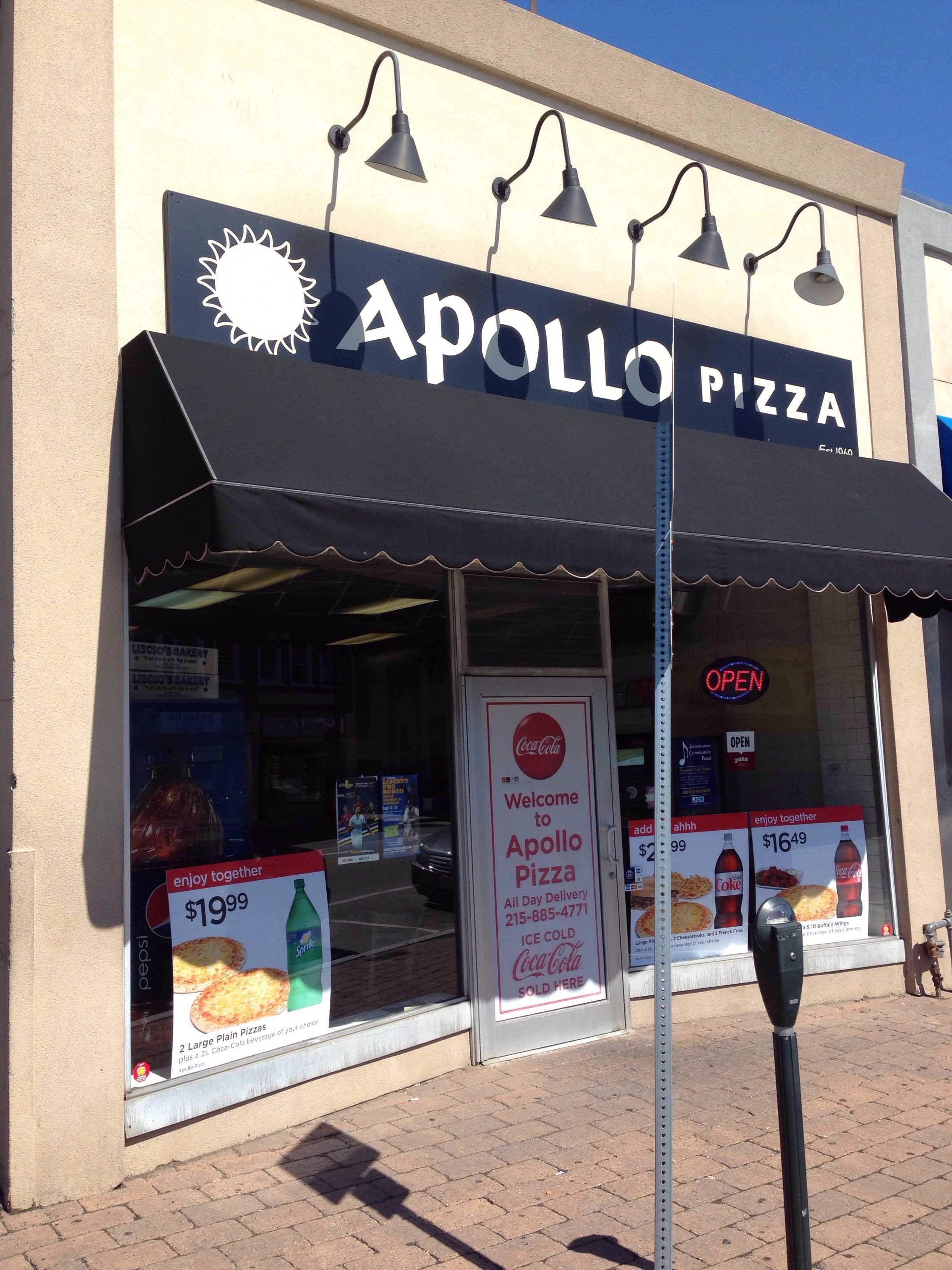 Menu of Apollo Pizza, Glenside, Montgomery County