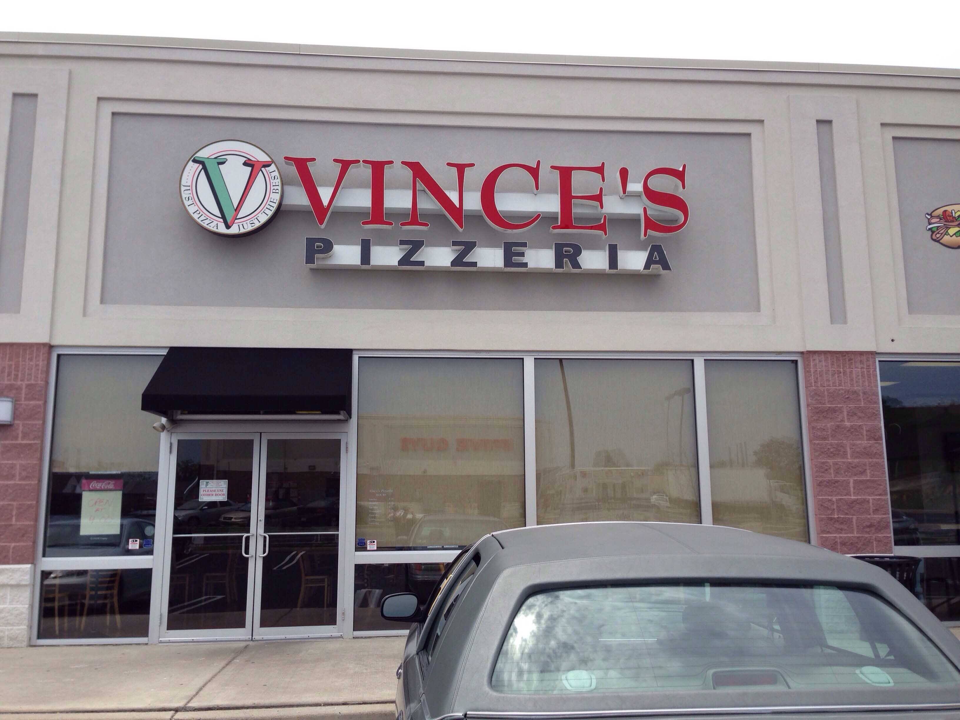 Menu of Vince's Pizzeria, Torresdale, Philadelphia