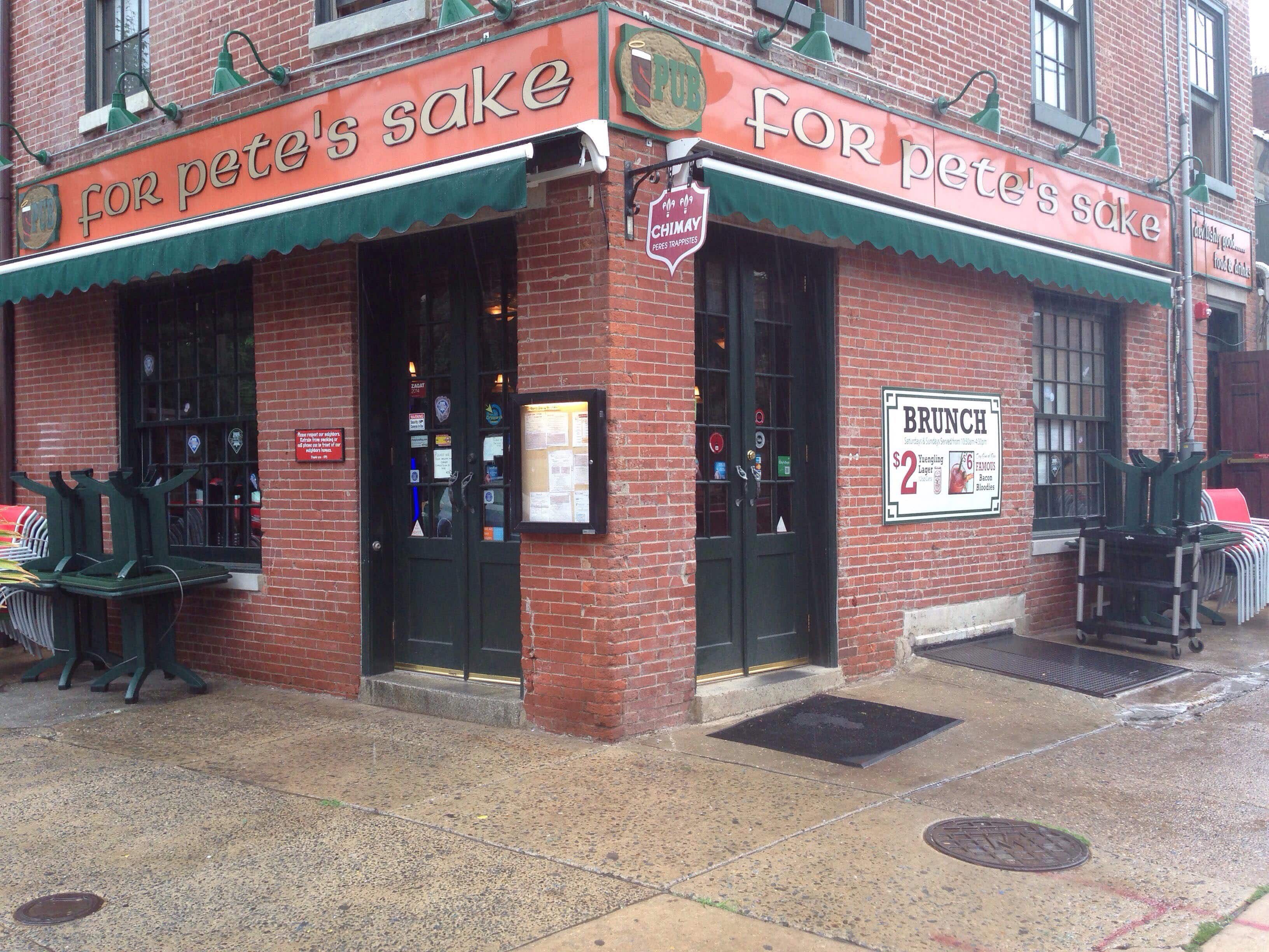 Menu of For Pete's Sake, Queen Village, Philadelphia