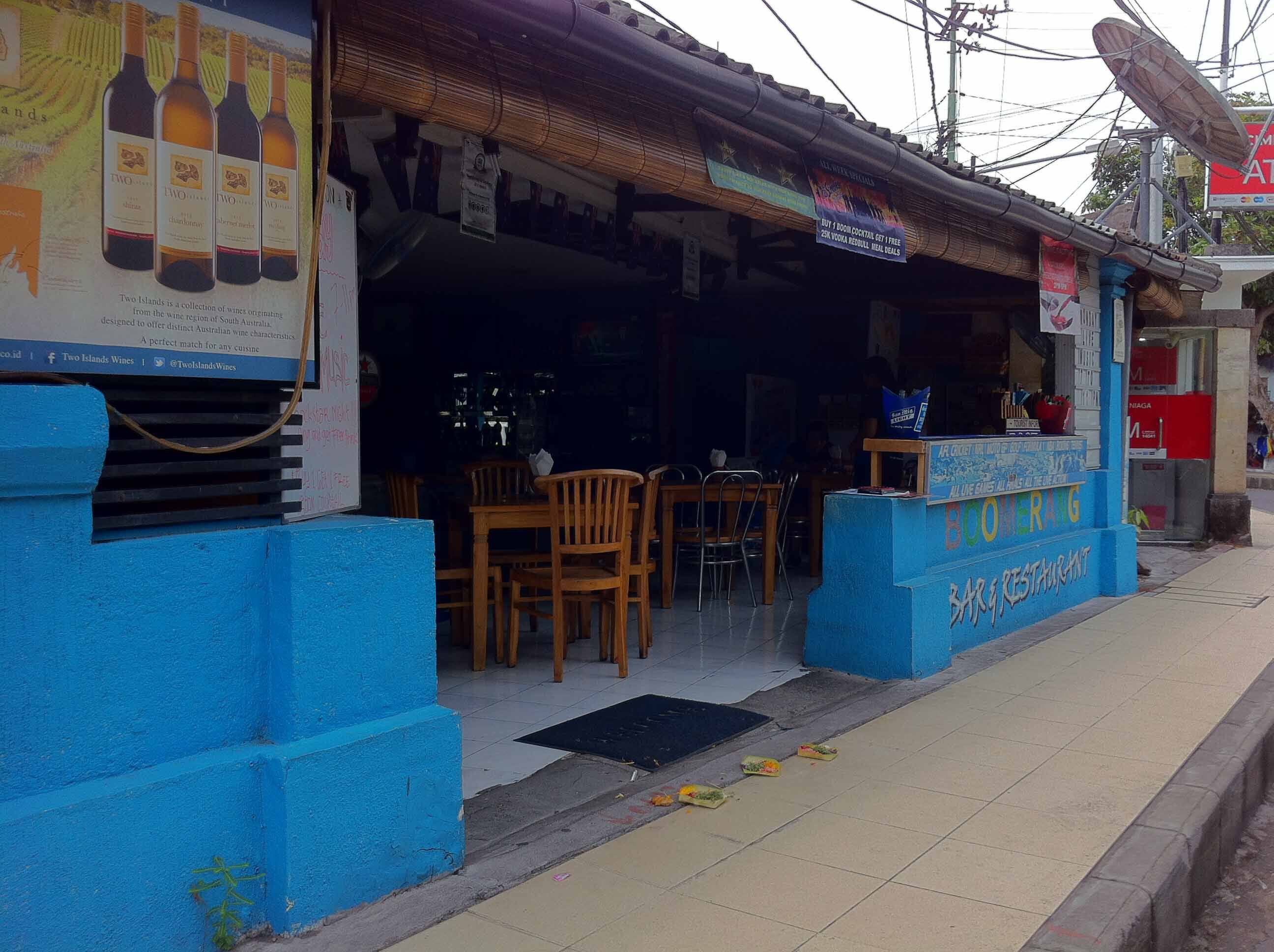 Boomerang Bar & Restaurant, Legian, Bali Zomato