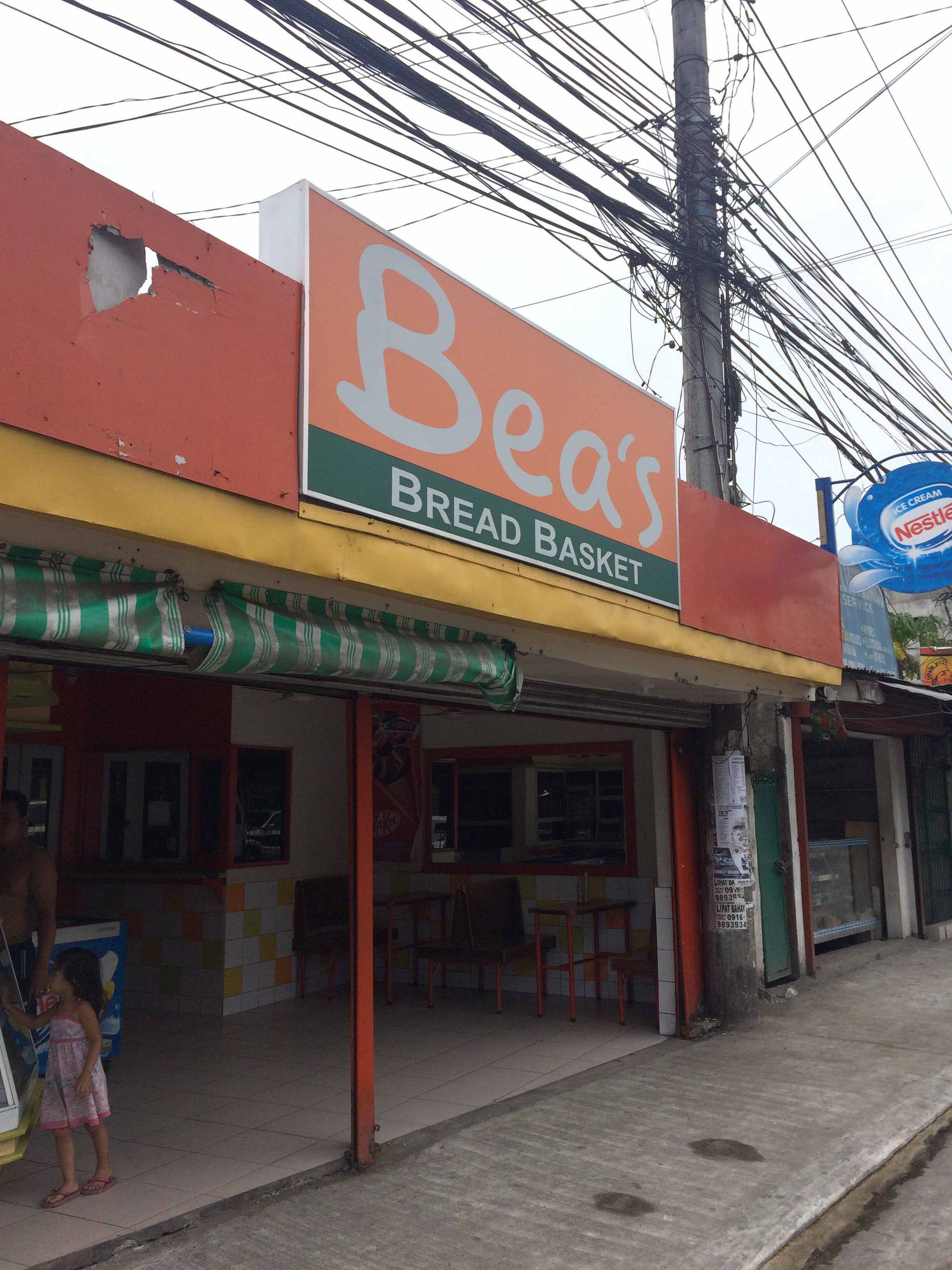 Menu of Bea's Bread Basket, Consolacion, Cebu