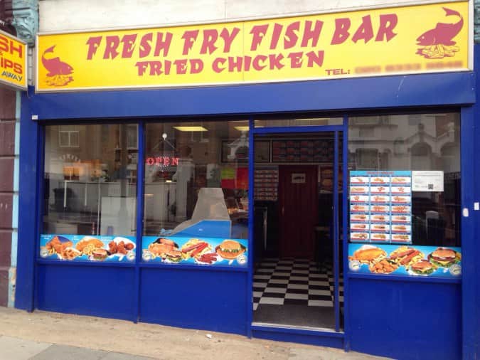 Fresh Fry Fish Bar Menu, Menu for Fresh Fry Fish Bar, Greenwich, London