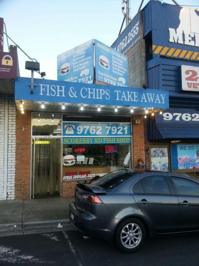 Scoresby Rd Fish Shop Menu, Menu for Scoresby Rd Fish Shop, Boronia